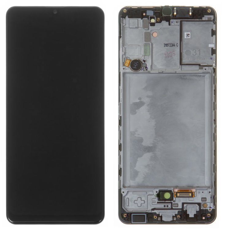 Дисплей для Samsung A315F Galaxy A31 2020 с рамкой черный (GH82-22761A, GH82-22905A) Оригинал 22947 фото