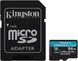 Карта пам'яті microSDXC (UHS-1 U3) Kingston Canvas Go Plus 64Gb class 10 A2 V30 (R170MB/s, W70MB/s) (adapter SD) 27860 фото 2