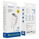 Сетевое зарядное устройство Borofone BA58A Mighty Dual Port Digital Display Wall Charger белое 26679 фото 3