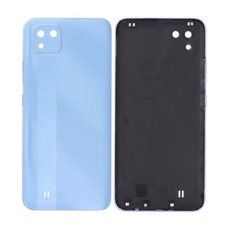 Задняя крышка Realme C11 2021 RMX3231 синяя, Cool Blue 33524 фото