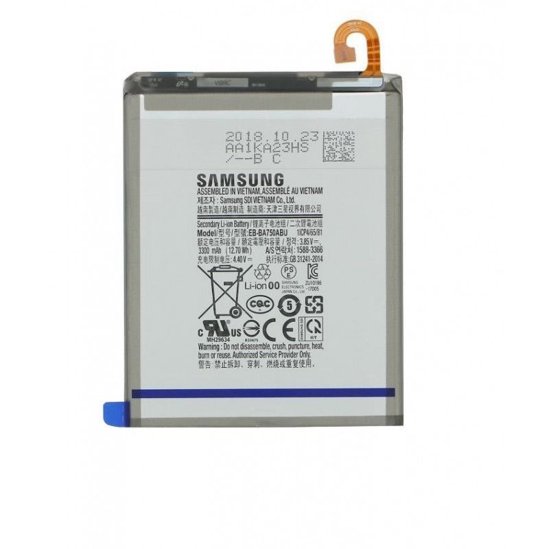 Аккумулятор Samsung EB-BA750ABU для A750 Galaxy A7 2018, A105F Galaxy A10, M105F Galaxy M10 19446 фото