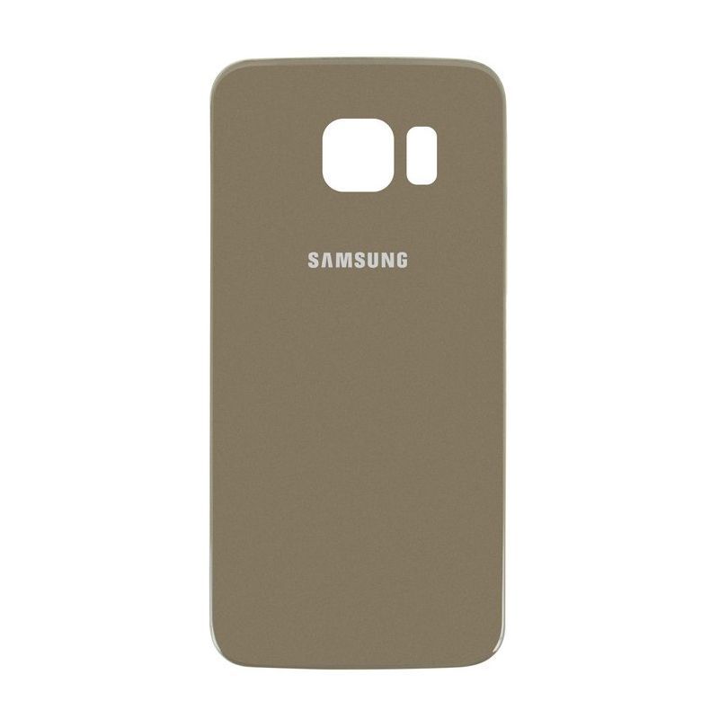 Задняя крышка для Samsung G925F Galaxy S6 EDGE золотистая, Gold Platinum Оригинал Китай 11826 фото