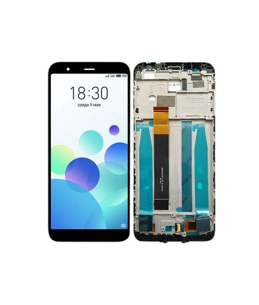 Дисплей для Meizu M8c M810 с рамкой черный 16029 фото
