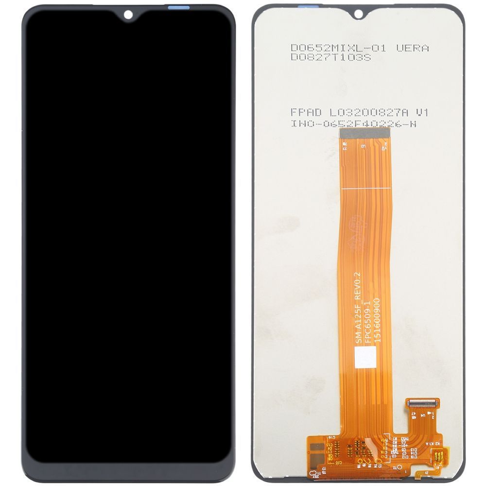 Дисплей для Samsung A125F Galaxy A12, A127F Galaxy A12s, M127 чорний Оригінал Китай, SM-A125F_REV0.2 FPC6509-1 33501 фото