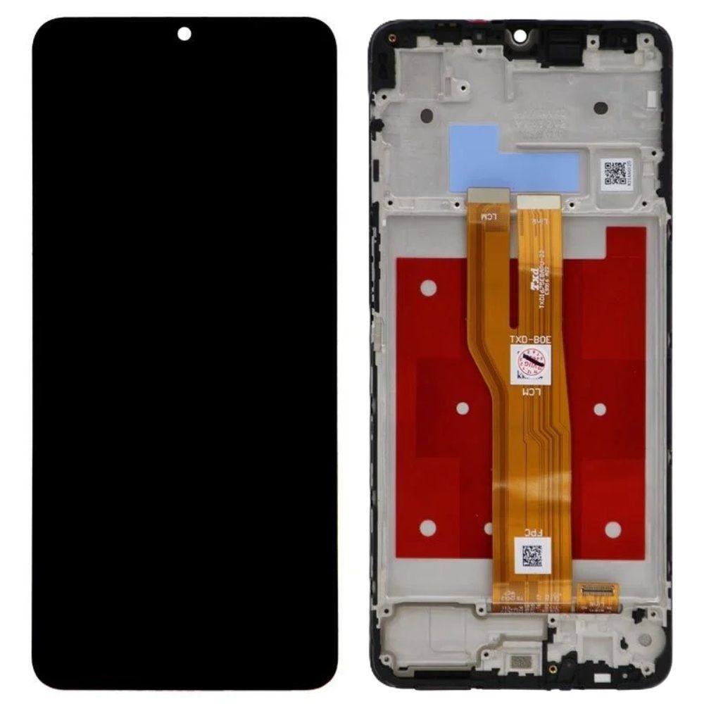 Дисплей для Samsung A075F Galaxy A07 2025 с рамкой черный Оригинал Китай 32243 фото