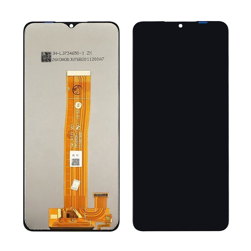 Дисплей для Samsung M127F Galaxy M12 чорний SM-M127F_REV0.1 29603 фото