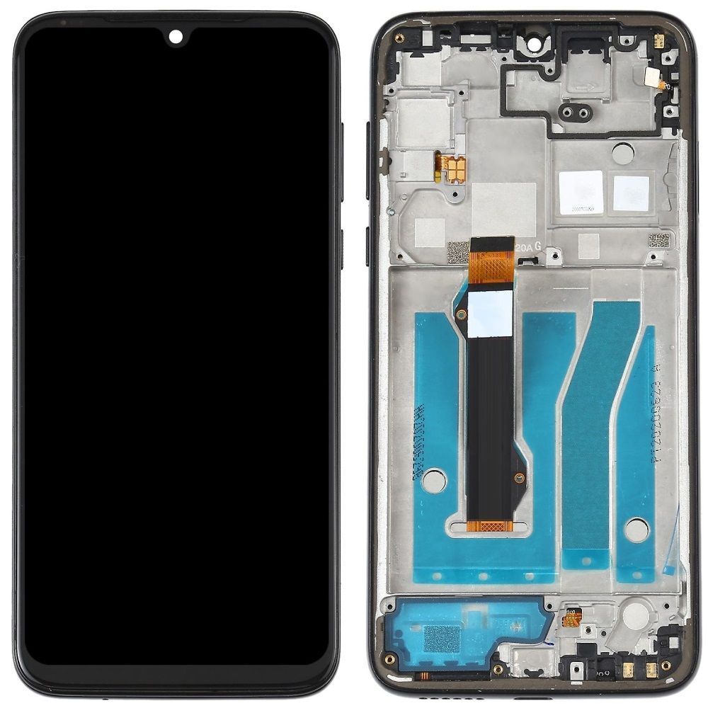 Дисплей для Motorola XT2019 Moto G8 Plus с рамкой черный Оригинал Китай 29308 фото
