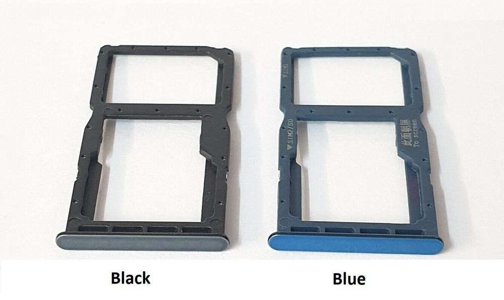 Держатель Sim-карты и карты памяти Huawei P30 Lite (MAR-L21) синий, Peacock Blue 15404 фото