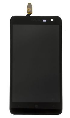 Дисплей для Nokia Lumia 625 с рамкой черный 01451 фото