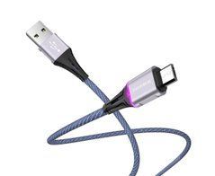 Кабель Borofone BU25 Microusb 1,2m 2.4A синий 25870 фото