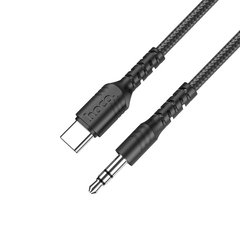 AUX кабель Hoco UPA17 Type-C-3.5 mm черный 25681 фото