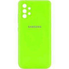 Чехол силиконовый Silicone Case для Samsung A525F A52 (2021) Fluorescent Green 23856 фото