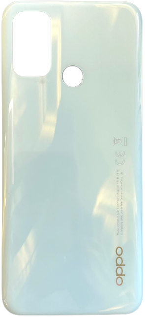 Задняя крышка для Oppo A53, A53S (4G) белая, Fairy White, Оригинал Китай 24597 фото