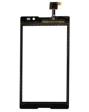 Сенсор (тачскрин) Sony C2305 (S39h) Xperia C черный 00501 фото
