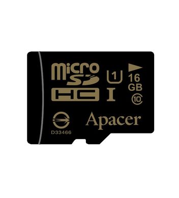 Карта памяти Apacer microSDHC UHS-I 16GB сlass10+SD (AP16GMCSH10U1-R) 11420 фото