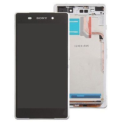 Дисплей Sony D6502, D6503 Xperia Z2 и рамкой белый Оригинал Китай 00970 фото