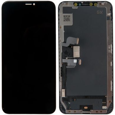Дисплей для Apple iPhone XS Max чорний GX IN CELL (FHD) IPS 34054 фото