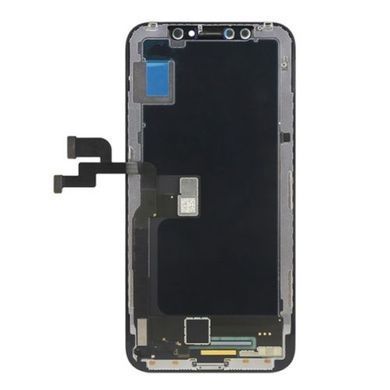 Дисплей для Apple iPhone X черный OLED, OEM Soft, Huaxing Хайкопия 10031 фото