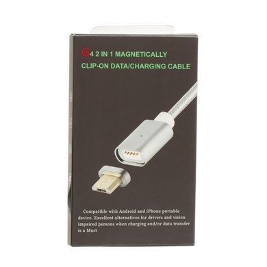 Кабель магнитный Micro-USB 1 метр черный 12730 фото