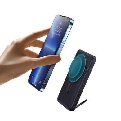 Зовнішній акумулятор (Повербанк) Powerbank Baseus Magnetic Bracket 10000mAh 20W Blue (PPCX000203) 26840 фото