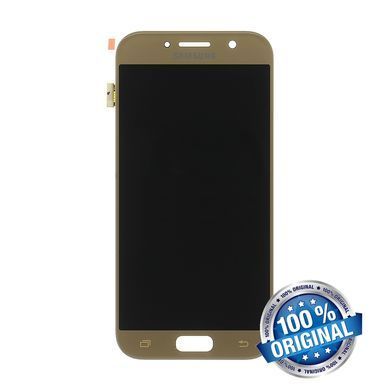 Дисплей для Samsung A520F Galaxy A5 2017 золотистий (GH97-19733B) Оригінал 06967 фото