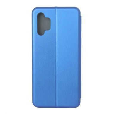 Чехол-книжка Premium Case под кожу Samsung A325F A32 (2021) синий 23751 фото