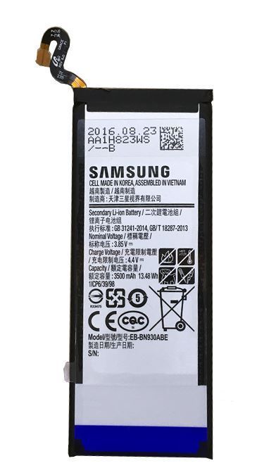 Аккумулятор Samsung EB-BN930ABE для N930 Galaxy Note 7 3500 mAh 10274 фото