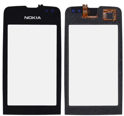 Сенсор (тачскрин) Nokia Asha 311 черный 01571 фото