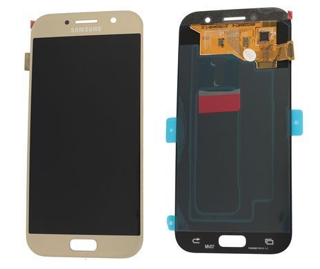 Дисплей для Samsung A520F Galaxy A5 2017 золотистий (GH97-19733B) Оригінал 06967 фото