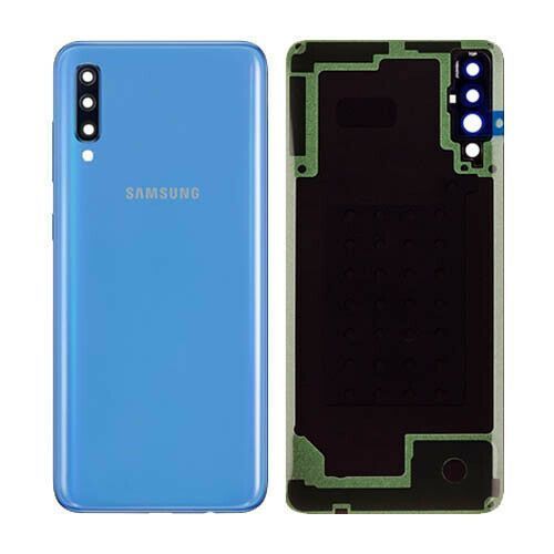 Задня кришка для Samsung A705F Galaxy A70 2019 синя, Оригінал Китай зі склом камери 24387 фото