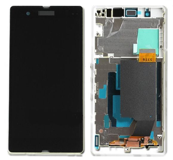 Дисплей Sony D6502, D6503 Xperia Z2 и рамкой белый Оригинал Китай 00970 фото