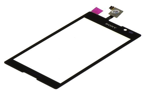 Сенсор (тачскрин) Sony C2305 (S39h) Xperia C черный 00501 фото