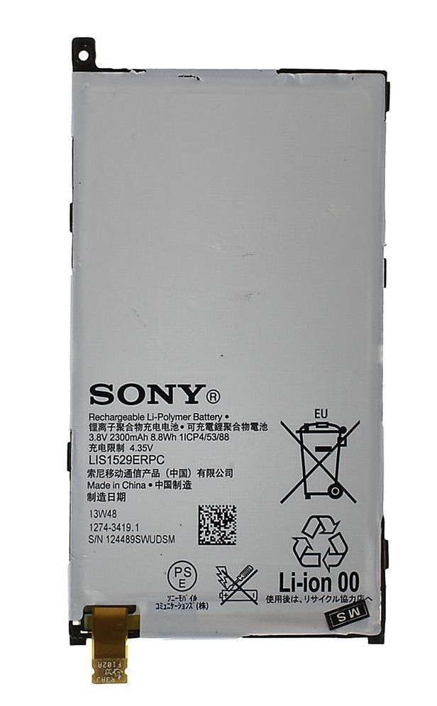 Аккумулятор Sony LIS1529ERPC для Sony D5503 Xperia Z1 Compact 2300mAh 04702 фото