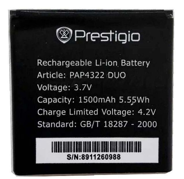Аккумулятор Prestigio PAP4322, 1500mAh 04915 фото