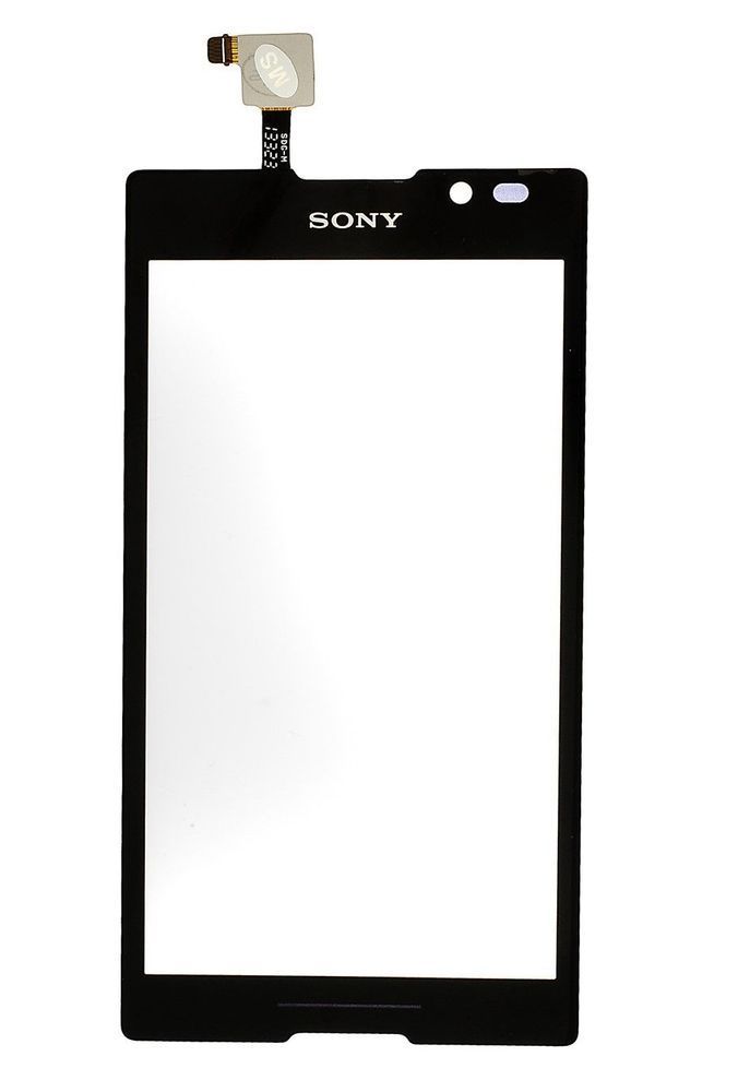 Сенсор (тачскрин) Sony C2305 (S39h) Xperia C черный 00501 фото