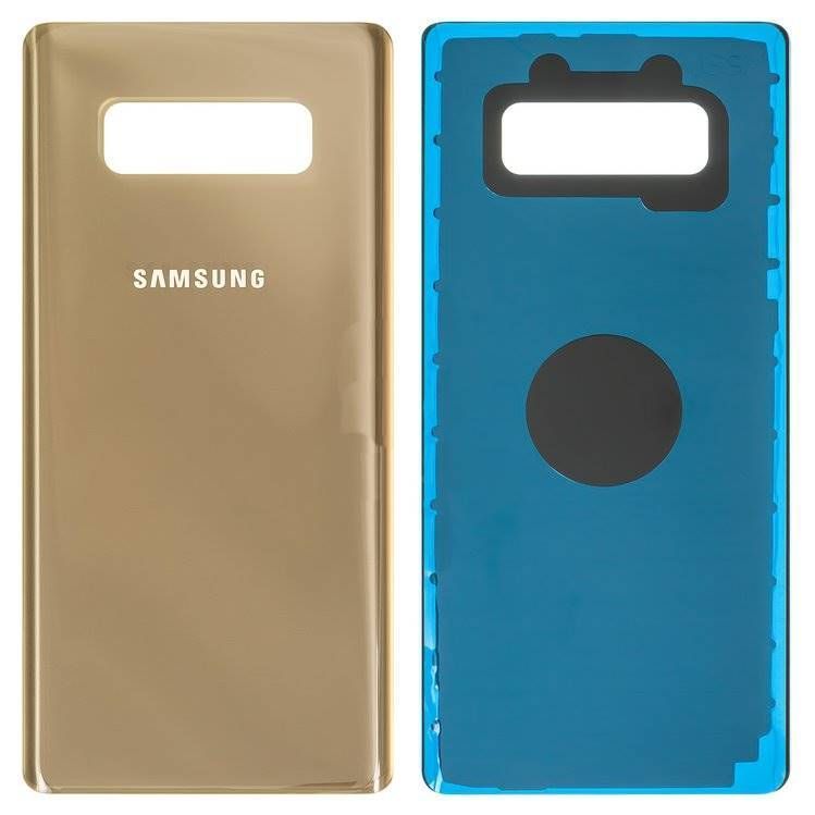 Задня кришка для Samsung N950F Galaxy Note 8 золотиста Maple Gold, Оригінал Китай 11303 фото