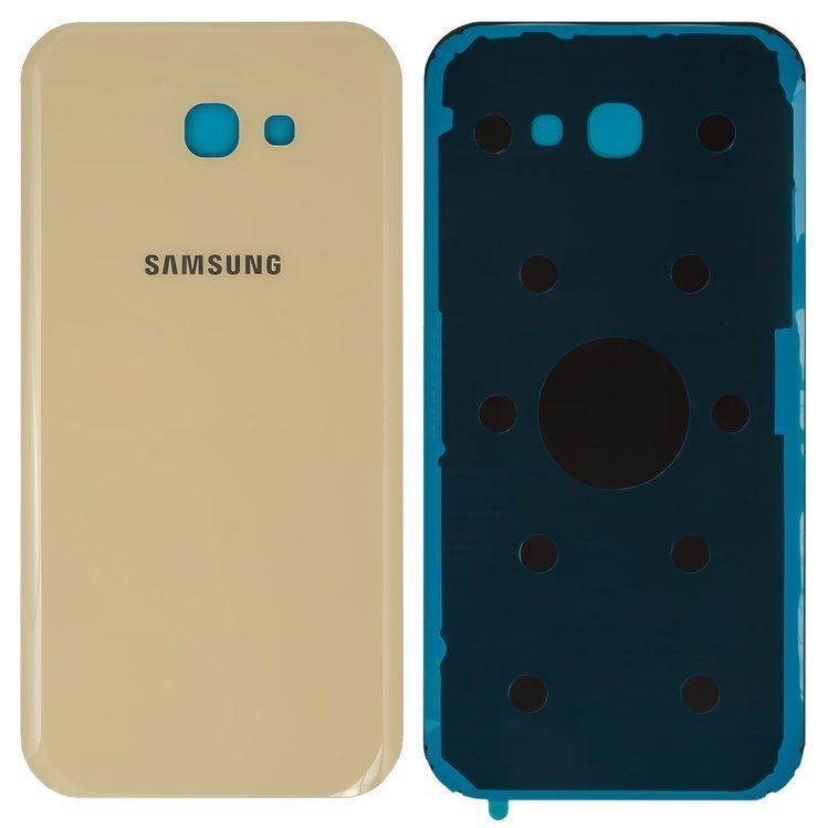 Задняя крышка для Samsung A720F Galaxy A7 (2017) золотистая 07122 фото