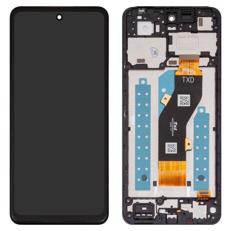 Дисплей для ZTE Blade V60 Design 2024 с рамкой черный Оригинал Китай 32449 фото