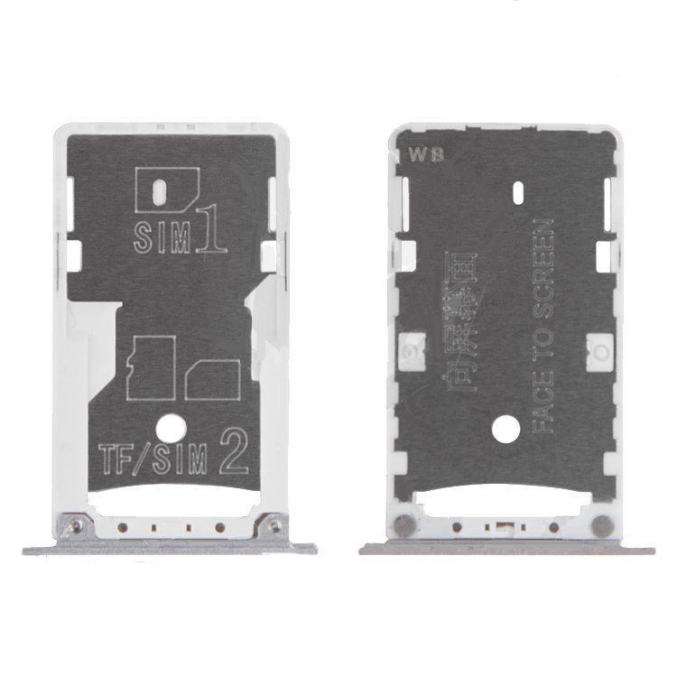 Держатель Sim-карты и карты памяти Xiaomi Redmi Note 4 серый 11682 фото