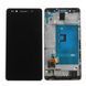 Дисплей для Honor 7 (PLK-L01) с рамкой черный 09830 фото