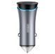 Автомобільний зарядний пристрій Joyroom C08 2USB 3.1A QC3.0 Dark Grey 15630 фото 1