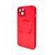 Чехол стекло AG Glass Matt Frame Color MagSafe Logo for Apple iPhone 13 красный 27738 фото 1
