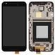Дисплей для LG Nexus 5X H791 с рамкой черный 04131 фото