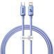 Кабель Baseus Crystal Shine Data Cable Type-C to Lightning 20W (1.2m) фіолетовий 27313 фото 1