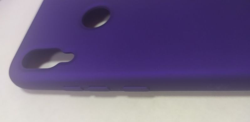 Чехол силиконовый Silicone Cover для Xiaomi Redmi Note 7 Филетовый 13181 фото