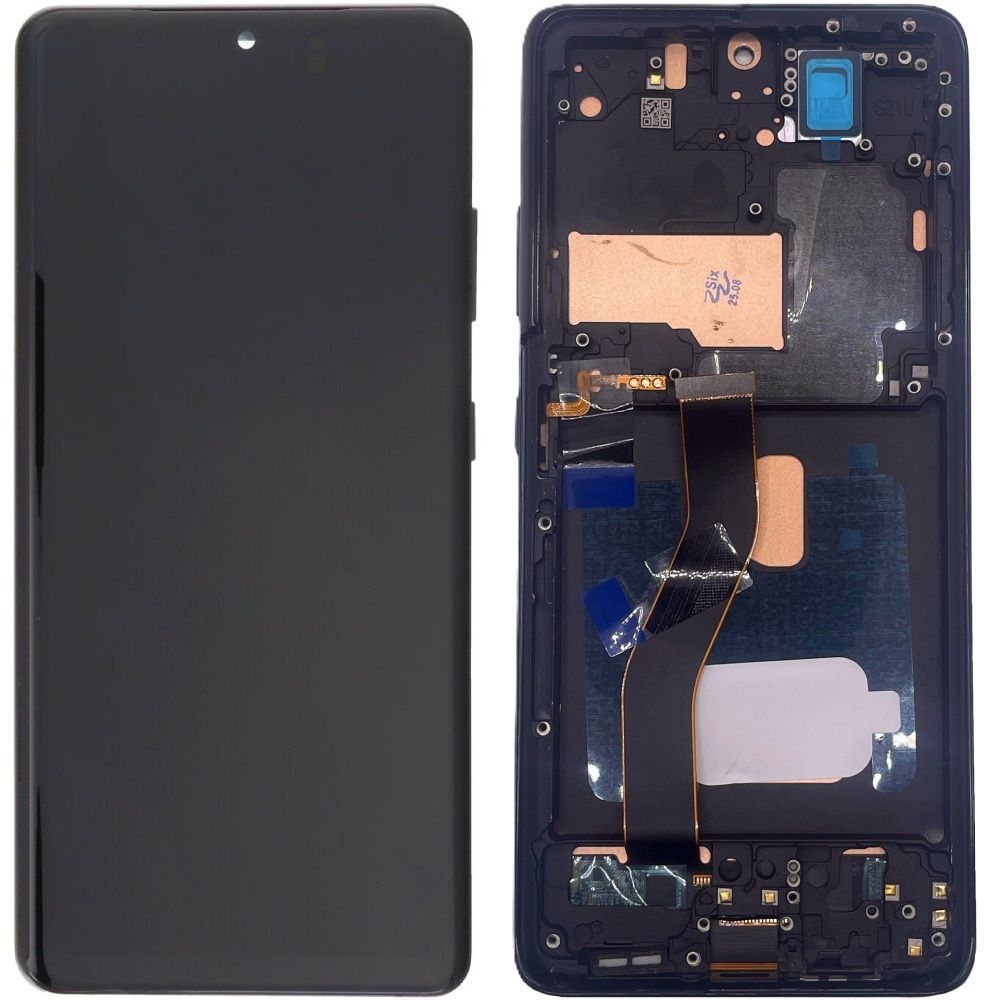 Дисплей для Samsung G998 Galaxy S21 Ultra с рамкой черный, TFT без функции отпечатка пальца 32552 фото