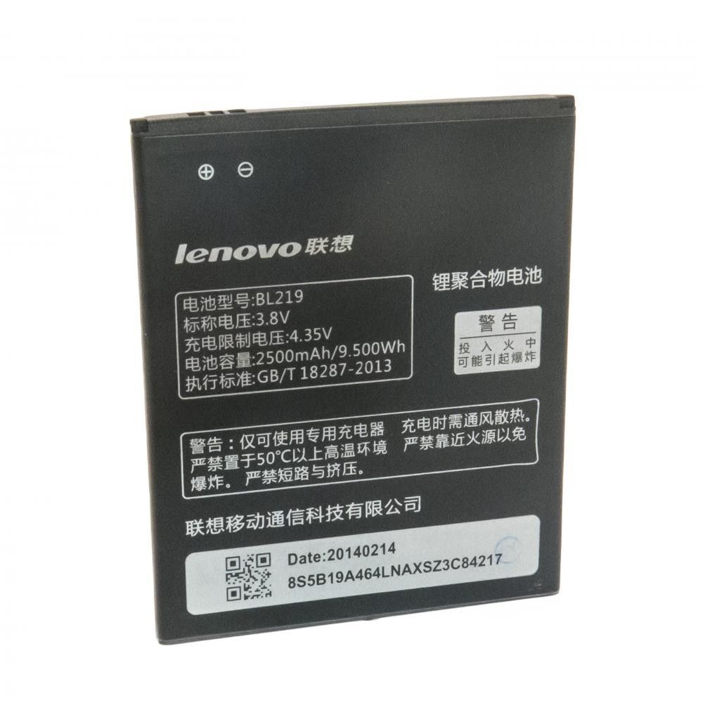Аккумулятор Lenovo BL219 для Lenovo A300T, A388T, A768T, A805e, A816, A850 Plus, A880, A889, A916, S810T, S856 2500mAh 03765 фото
