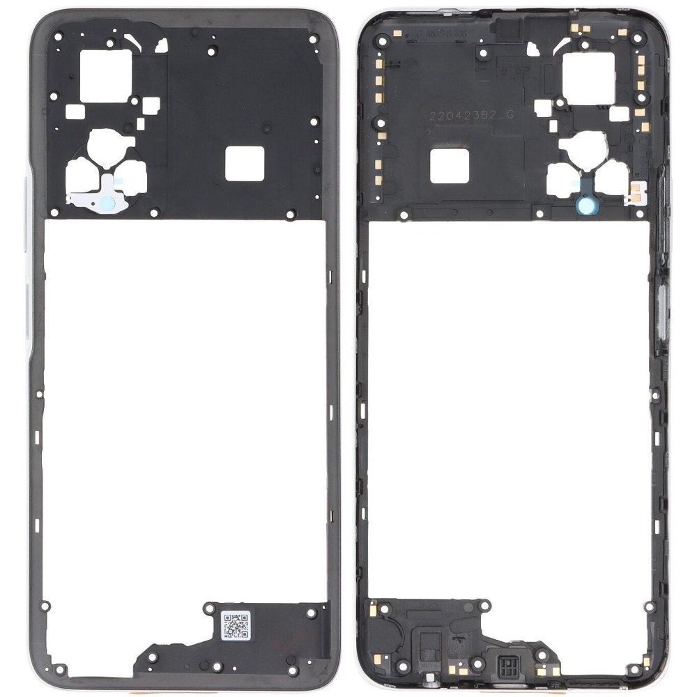 Рамка корпусу Honor X7 CMA-LX2, CMA-LX1, CMA-LX3 срібляста, Titanium Silver 33552 фото