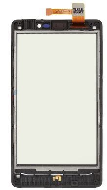 Сенсор (тачскрин) Nokia Lumia 820 и рамкой черный 01661 фото