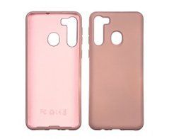 Чехол силиконовый Full Nano Silicone Case для Samsung A215F Galaxy A21 песочно-розовый 26161 фото
